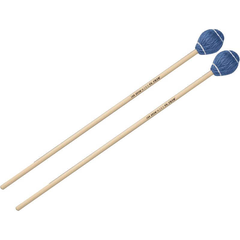 Foto van Vic firth m263 medium hard signature ian grom mallets voor marimba