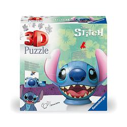 Foto van Ravensburger 3d-puzzel disney stitch met oren - 72 stukjes