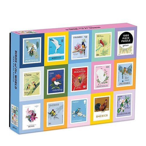 Foto van Birds of the world puzzle (1000 piece) - puzzel;puzzel (9780735365186)