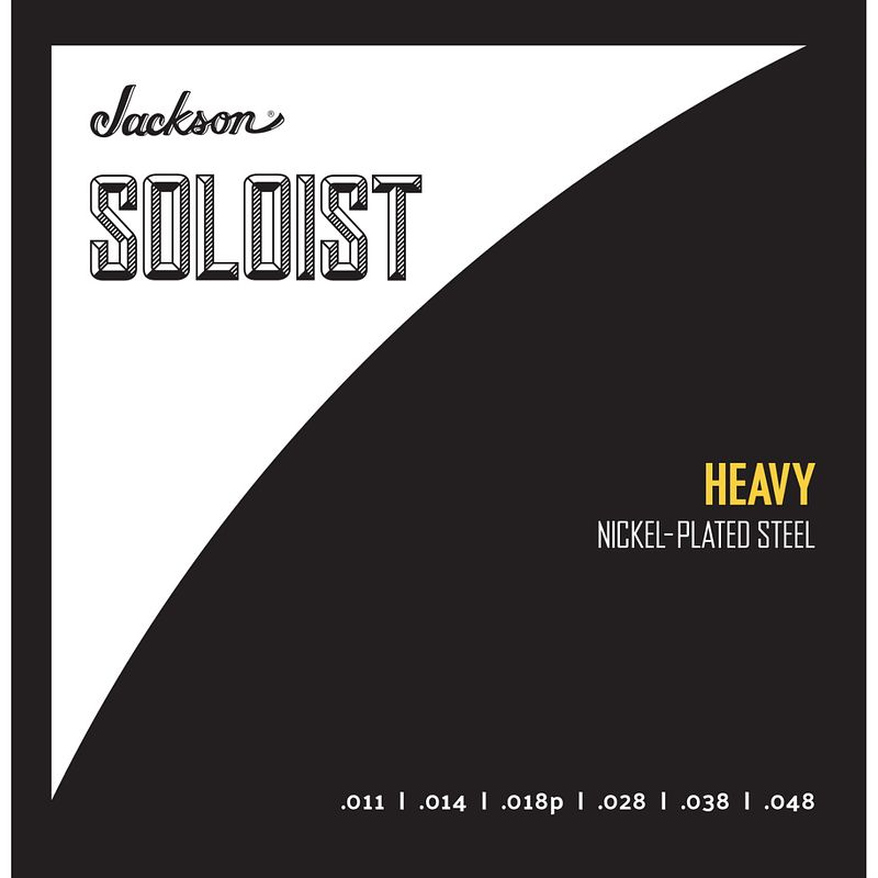 Foto van Jackson soloist strings heavy .011-.048 snarenset voor elektrische gitaar