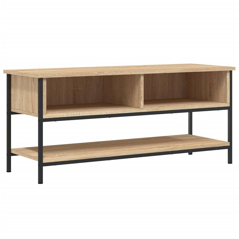 Foto van Vidaxl tv-meubel 100x35x45 cm bewerkt hout sonoma eikenkleurig