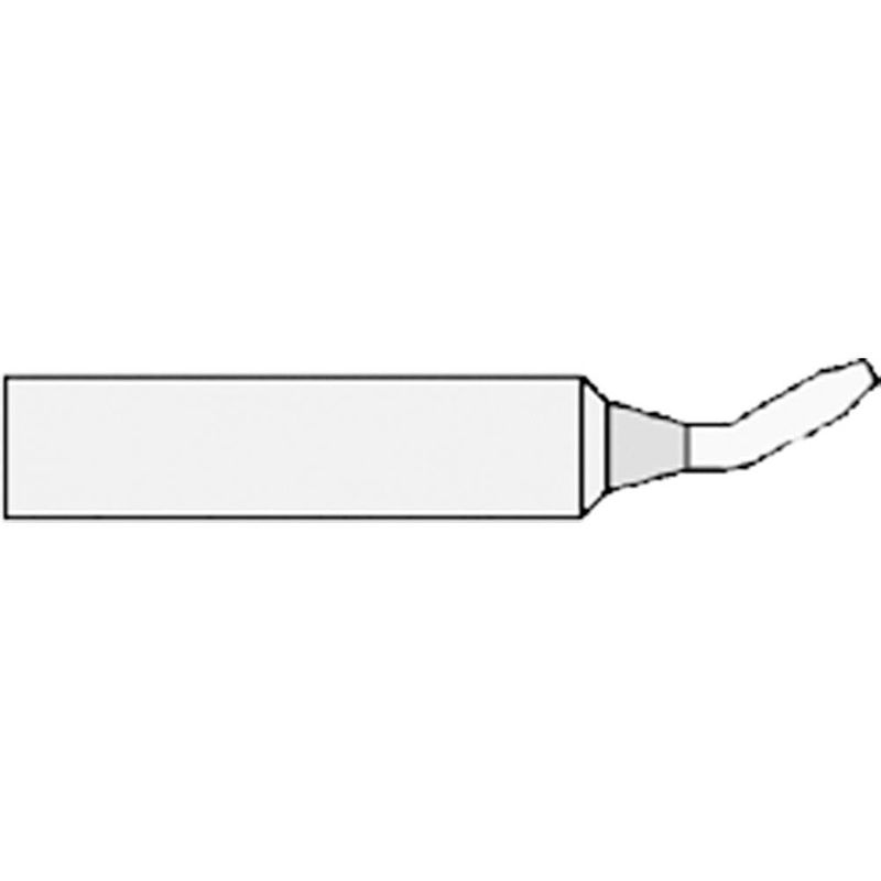 Foto van Weller xnt ax soldeerpunt beitelvorm, gebogen grootte soldeerpunt 1.6 mm inhoud: 1 stuk(s)