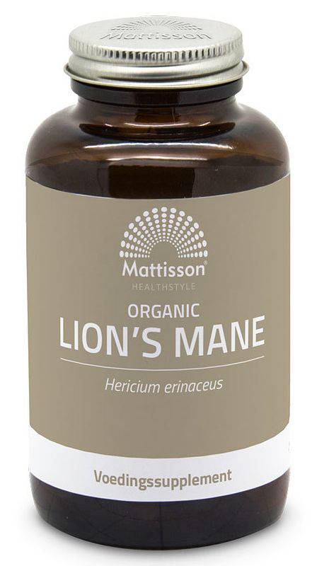 Foto van Mattisson healthstyle lion'ss mane 500mg capsules