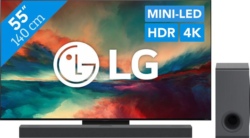 Foto van Lg 55qned866re (2023) + soundbar