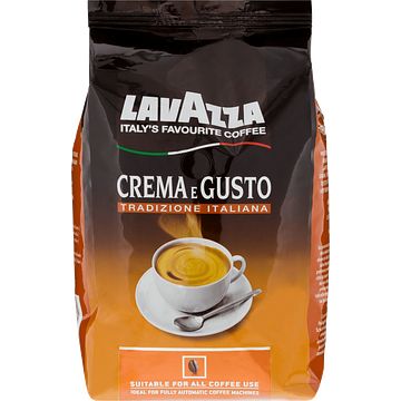 Foto van Lavazza crema e gusto koffiebonen 1kg bij jumbo