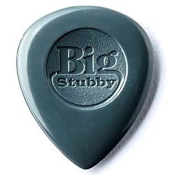 Foto van Dunlop 445p300 big stubby nylon pick 3.0 mm plectrumset (6 stuks)