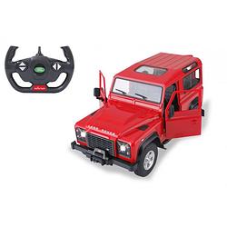 Foto van Jamara rc auto land rover defender 29 cm 1:14 rood 2-delig