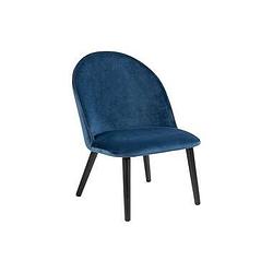 Foto van Fauteuil kallsta - stof - blauw - leen bakker