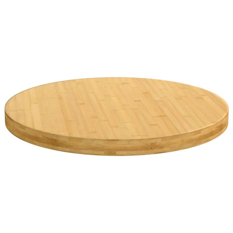 Foto van The living store bamboe tafelblad - 70 x 4 cm - duurzaam materiaal - veelzijdig gebruik - eenvoudig schoon te maken