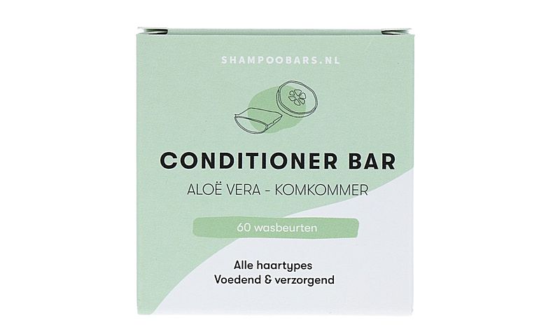 Foto van Shampoo bars conditioner bar aloë vera en komkommer