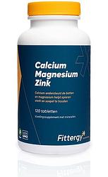 Foto van Fittergy calcium magnesium zink tabletten