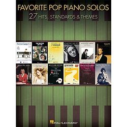 Foto van Hal leonard favorite pop piano solos songboek