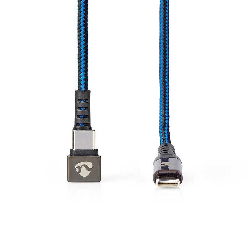 Foto van Nedis usb-kabel - zwart - 1.00 m