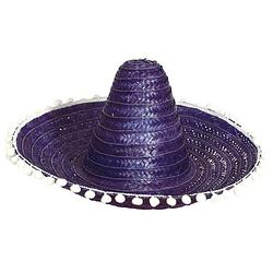 Foto van Fiestas guirca sombrero 60 cm stro blauw