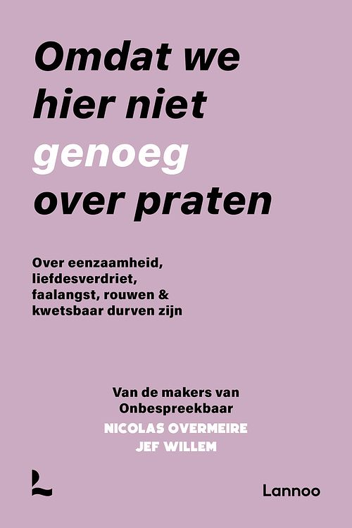 Foto van Omdat we hier niet genoeg over praten - jef willem, nicolas overmeire, onbespreekbaar - ebook (9789401482271)