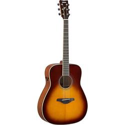 Foto van Yamaha fg-ta transacoustic brown sunburst elektrisch-akoestisch