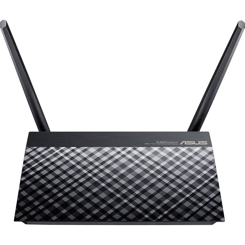 Foto van Asus rt-ac51u ac750 wifi-router 5 ghz, 2.4 ghz 750 mbit/s