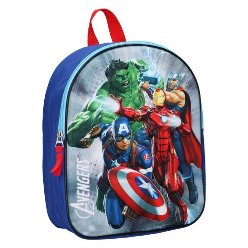 Foto van Marvel rugzak avengers 3d junior 9 liter polyester blauw/rood