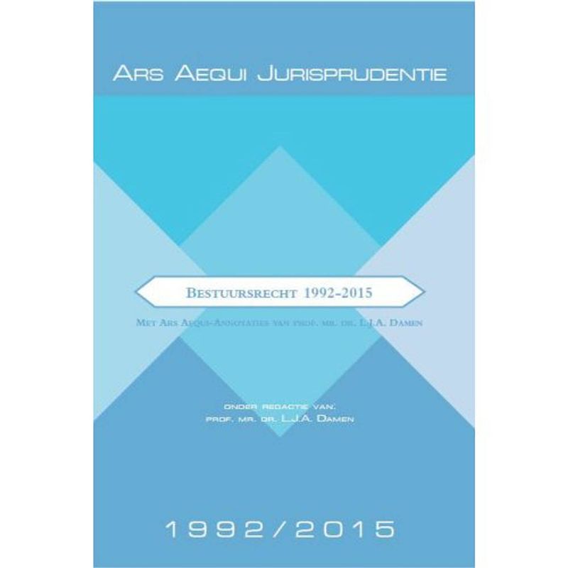 Foto van Jurisprudentie bestuursrecht 1992-2015 - ars aequi