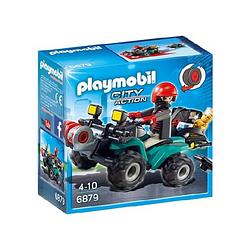 Foto van Playmobil city action bandit quad 6879