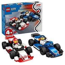 Foto van Lego city f1 williams racing en haas f1 racewagens 60464