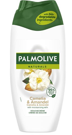 Foto van Palmolive naturals camelia & amandelolie douchecrème