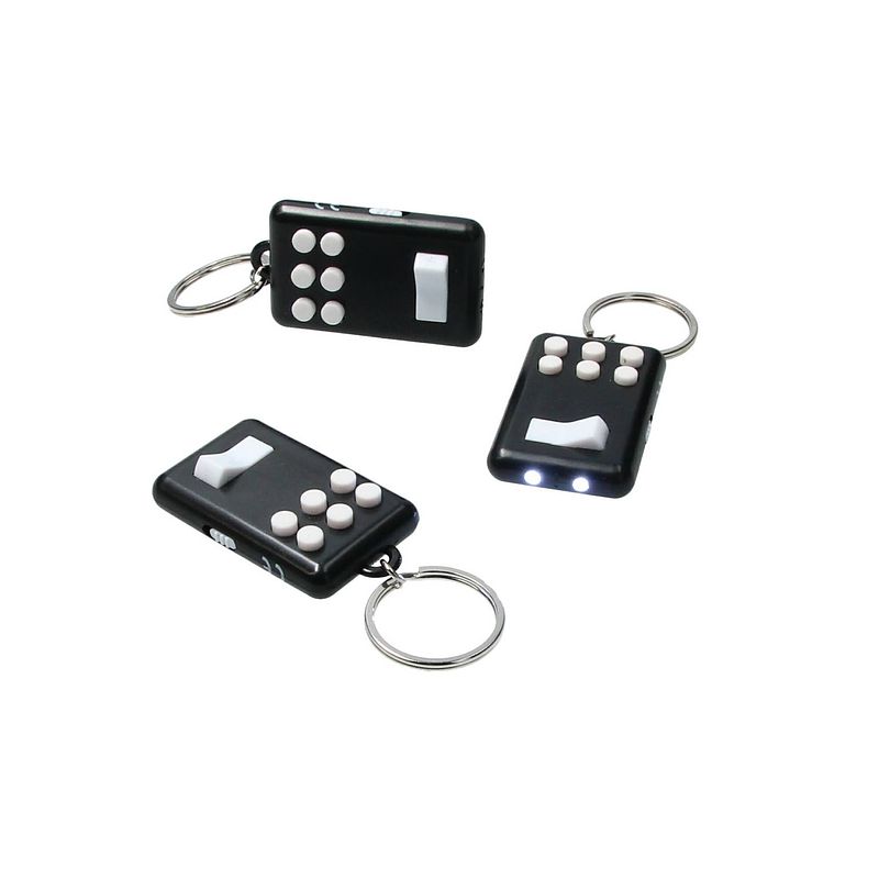 Foto van Banzaa fidget pad anti stress set 3 stuks flip en click keylight zwart-wit