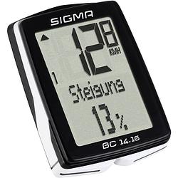 Foto van Sigma fietscomputer bc 14.16 zwart
