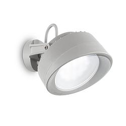 Foto van Moderne grijze wandlamp - ideal lux tommy - gx53 fitting - 10w - sfeervolle binnenverlichting