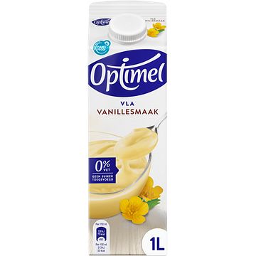 Foto van Optimel magere vla vanillesmaak 0% vet 1 x 1l bij jumbo