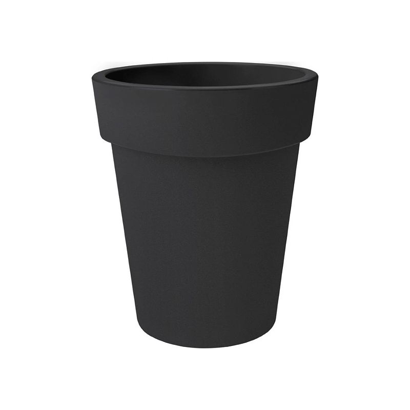 Foto van Bloempot green basics top planter hoog 35 cm living black elho