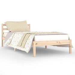 Foto van The living store bedframe massief grenenhout 90x200 cm - bed