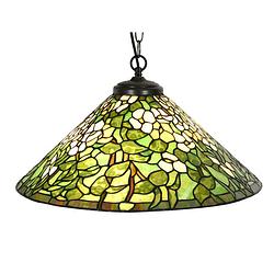 Foto van Lumilamp hanglamp tiffany ø 50 cm groen glas tiffany lampen groen tiffany lampen