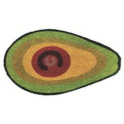 Foto van Fisura deurmat avocado 40 x 70 cm kokosvezel/pvc groen