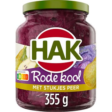 Foto van 2+1 gratis | hak rode kool met stukjes peer 355g aanbieding bij jumbo