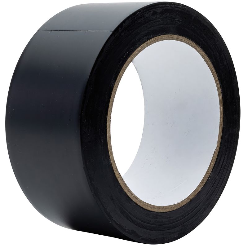 Foto van Showgear megatape ut5 pvc tape 50 mm x 33 m, zwart