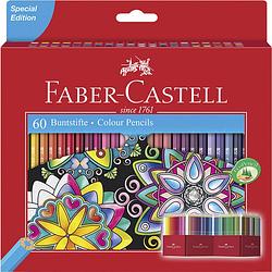 Foto van Faber-castell zeshoekige kleurpotloden kasteel, 60s kartonnen doos