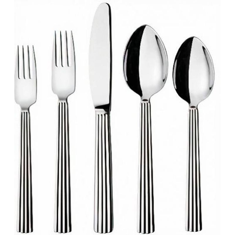 Foto van Georg jensen bestekset bernadotte 13-23 cm rvs 5-delig