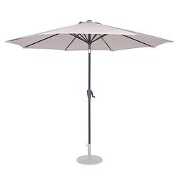 Foto van Vonroc parasol recanati ø300cm - kantelbaar - uv werend - beige - excl. voet - incl. beschermhoes