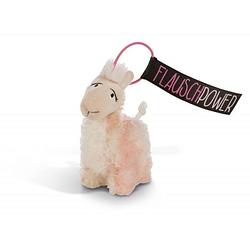 Foto van Nici knuffelhanger lama flokatina junior 12 cm polyester beige