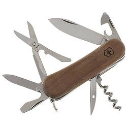 Foto van Victorinox evolution 2.3901.63 zwitsers zakmes aantal functies: 12 hout