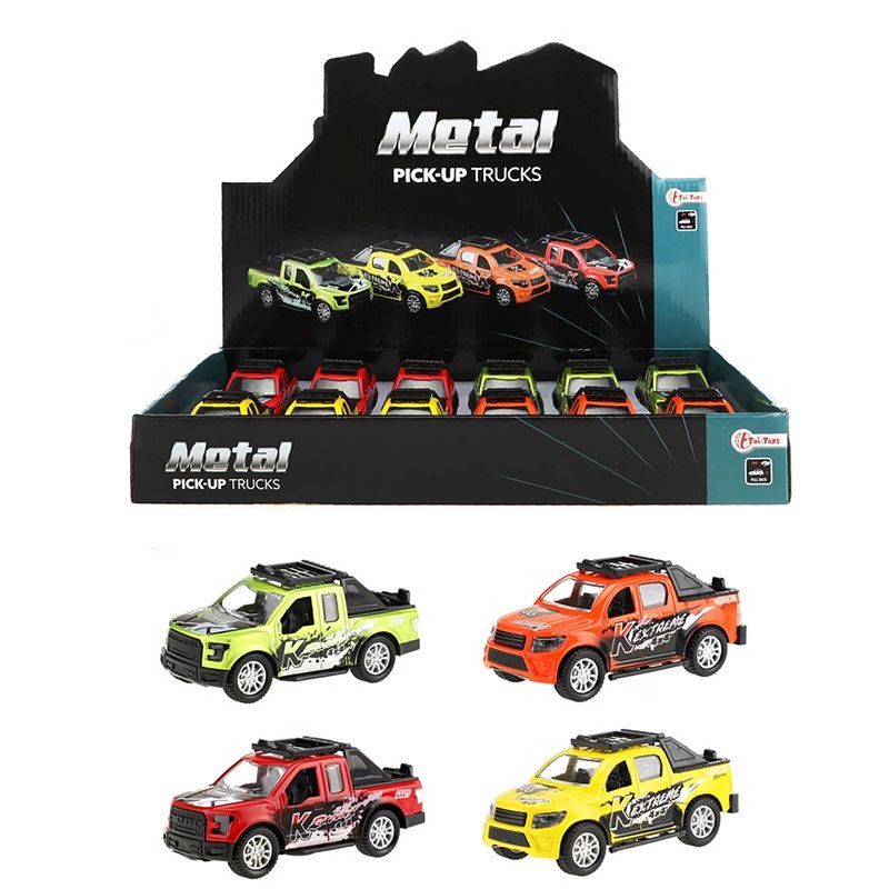 Foto van Toi toys pick-up truck metaal 10cm