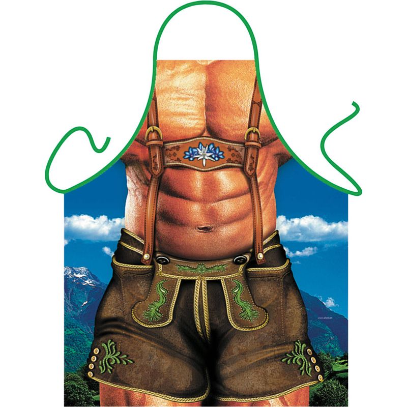 Foto van Sexy kookschort/keuken schort oktoberfest alpen macho - feestschorten