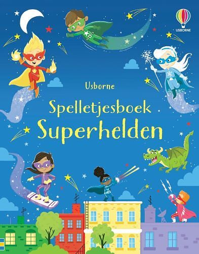 Foto van Spelletjesboek superhelden - hardcover (9781474997102)