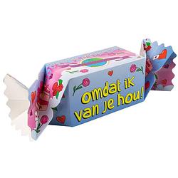 Foto van Paper dreams cadeauverpakking liefde 20 cm karton paars