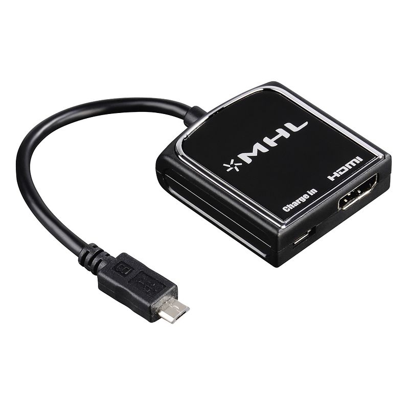 Foto van Hama mhl naar hdmi-adapter it presenter zwart