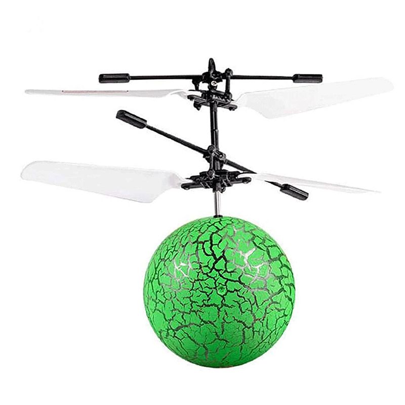 Foto van Jinyu toys drone flying ball 19,4 x 16 x 6 cm groen