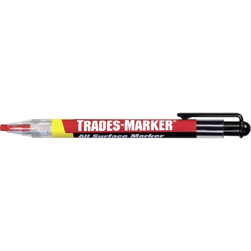 Foto van Markal trade marker starter pack 96131 permanent marker geel 3.8 mm 1 stuks/pack