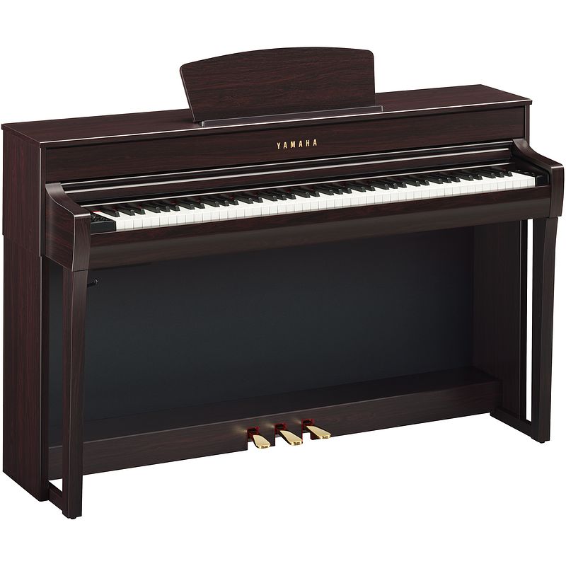 Foto van Yamaha clavinova clp-735r digitale piano rosewood