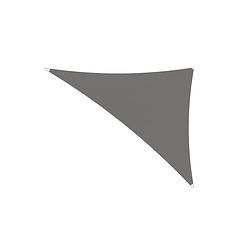 Foto van Compleet pakket: umbrosa ingenua schaduwdoek driehoek 5x5x5 m solidum grey met bevestigingsset en buitendoekreiniger